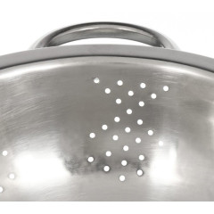 Дуршлаг DANIKS нерж., с ручкой, на ножке, 24 см (GS-08126-24)(449374)