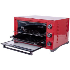Электропечь Luxell MO-36CRD красный
