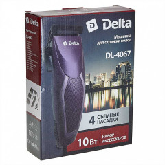 Машинка для стрижки DELTA DL-4067 черная (сет.)