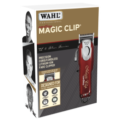 Машинка для стрижки Wahl 8148-2316H Magic Clip, бордовый (сет./акб)