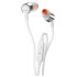 Гарнитура JBL T210 белый/серебристый