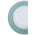 Набор столовый MONTSERRAT Porcelain, фарфор, белый/голубой, 24 пр.