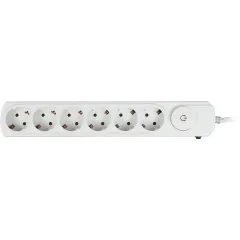 Фильтр сетевой Ippon BK112 1.8м (6 розеток) белый