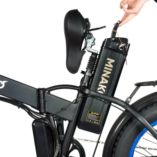 Электровелосипед Minako F10 Dual Синий