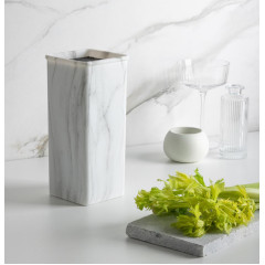 Подставка для ножей SATOSHI Мрамор, пластик, Ф10х22см (803-308)