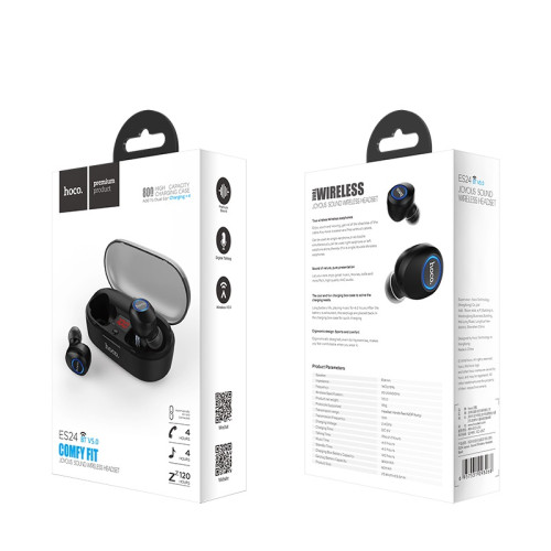 Гарнитура Bluetooth HOCO ES24 black