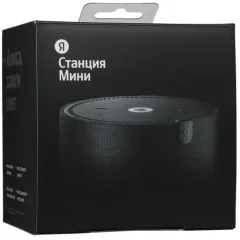 Умная колонка Яндекс.Станция Мини Новая черная (без часов)