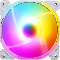 Кулер корпус 120x120x25  Formula Cosmic 12WH FR RGB 3-pin 4-pin (Molex) белый