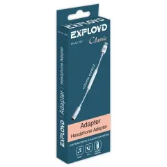 Переходник 8pin - 3.5 мм EXPLOYD EX-AD-760 белый 