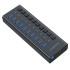 Коммутатор USB 2.0 HARPER HUB-10MB Black