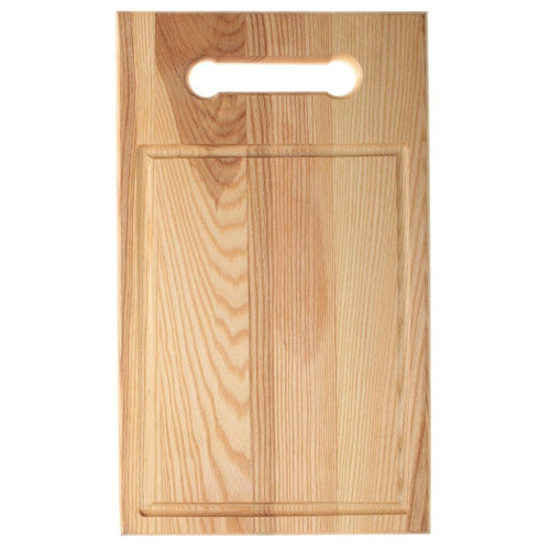 Доска разделочная дер.дуб СПЕКТР, 30х20 см, с ручкой (Д06)