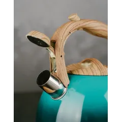 Чайник со свистком ASTIX SWK-T030, бирюзовый, 2,7 л.