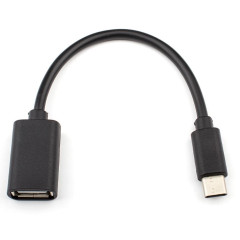 Кабель USB 2.0 A вилка - Type-С 0.1 м Atcom AT4716 OTG
