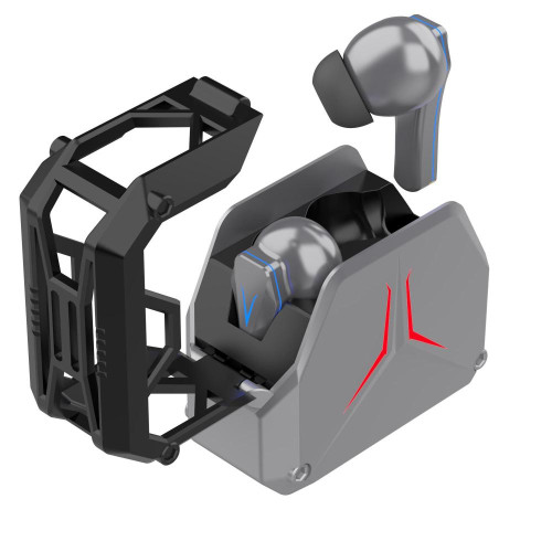 Гарнитура Bluetooth HIPER HTW-QX1 (QUANTUM X1)  gray/серый