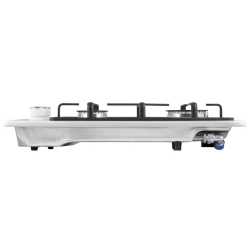 Стол газовый HOMSair HGE323GCWH белый домино