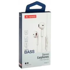 Гарнитура Maverick Deep Bass i12 белый