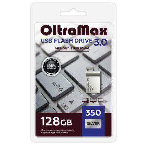 Карта USB3.0 128 GB OLTRAMAX OM-128GB-350-Silve