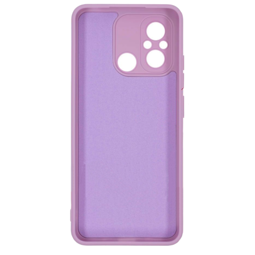 Бампер Xiaomi Redmi 12C 4G/11A/Poco C55 ZIBELINO Soft Matte сиреневый с микрофиброй