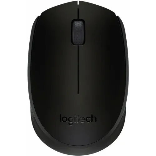 Мышь Logitech B170 серый/черный оптическая (1000dpi) беспроводная USB (2but)