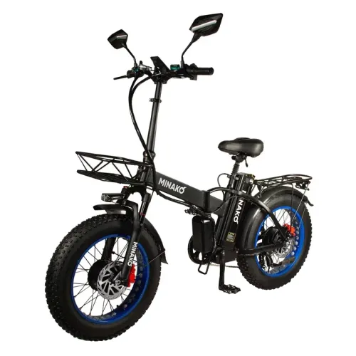 Электровелосипед Minako F10 Dual Синий