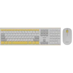 Клавиатура + Мышь Acer OCC200 желтый/белый