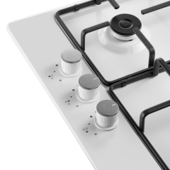 Стол газовый Maunfeld EGHE.43.3STS-EW белый