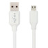 Кабель USB 2.0 A вилка - microUSB 1 м Vixion 3.5A 18W K28m белый