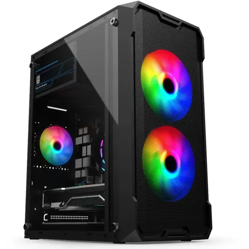 Корпус Oklick OCC-MN301 черный mATX 