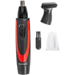 Триммер для носа и ушей SUPRA NT-115 красный/черный