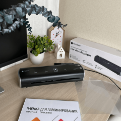 Ламинатор Heleos ЛМ-А4МЧС черный/серебристый