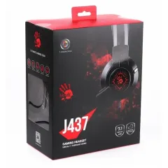 Гарнитура A4 Bloody J437 черный (1.8м)