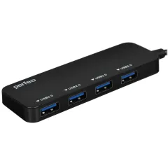 Коммутатор USB 2.0 PERFEO PF-H048 черный (PF D0804)