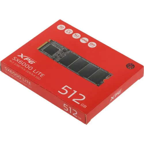 SSD М.2 512Gb A-Data XPG SX6000 Lite (ASX6000LNP-512GT-C)