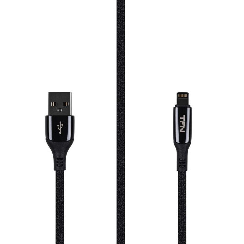 Кабель USB 3.0 A вилка - 8pin 1,2 м TFN-C-BLZ -AL1M-BK черный