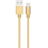 Кабель USB 2.0 A вилка - microUSB 1 м More choice K31m (Золотистый)
