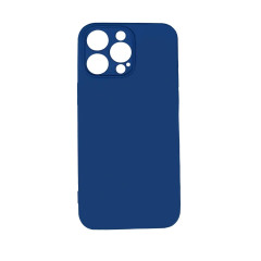 Бампер Apple IPhone 15 Pro Max ZIBELINO Soft Case темно-синий