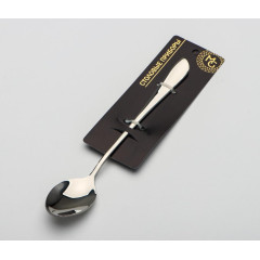 Ложка чайная удлиненная, Magistro «Эми», h=19,5 см, нерж., 1 шт.(5449605)