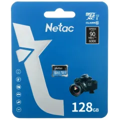 Карта micro-SD 128GB Netac NT02P500STN-128G-S