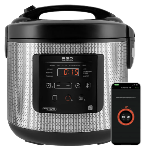 Мультиварка RED SOLUTION SkyCooker RMC-M227S серебристый/черный