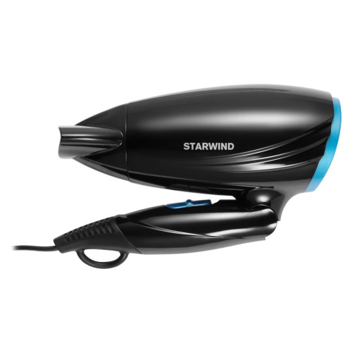 Фен STARWIND SHD 7066 черный/синий