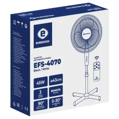 Вентилятор напольный Eurostek EFS-4070 Black (с ПДУ)