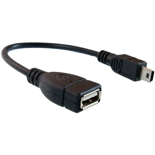 Кабель USB 2.0 A розетка - miniUSB OTG Partner