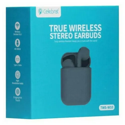 Гарнитура Bluetooth Celebrat W10 Grey