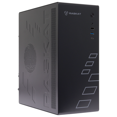 Компьютер Raskat Standart 300  i3-10100 16Gb/480Gb noOS + клав./мышь (Standart3001280330) черный