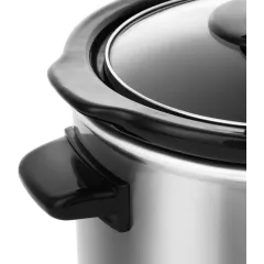 Медленноварка Kitfort КТ-205 1.5л серебристый/черный