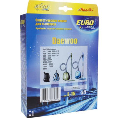 Пылесборник EURO Clean E-15 4 шт. Daewoo DU105