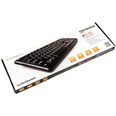 Клавиатура NAKATOMI KN-02U USB черный