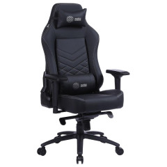 Кресло игровое Cactus CS-CHR-0112BL черный эко.кожа 