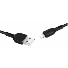 Кабель USB 2.0 A вилка - 8pin 1 м HOCO X13 Black
