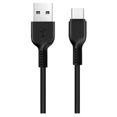 Кабель USB 2.0 A вилка - Type C 1 м  Vixion VX-07c PRO 2.4A черный